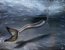 Painting, The Enigmatic Mermaid, Shu Savina