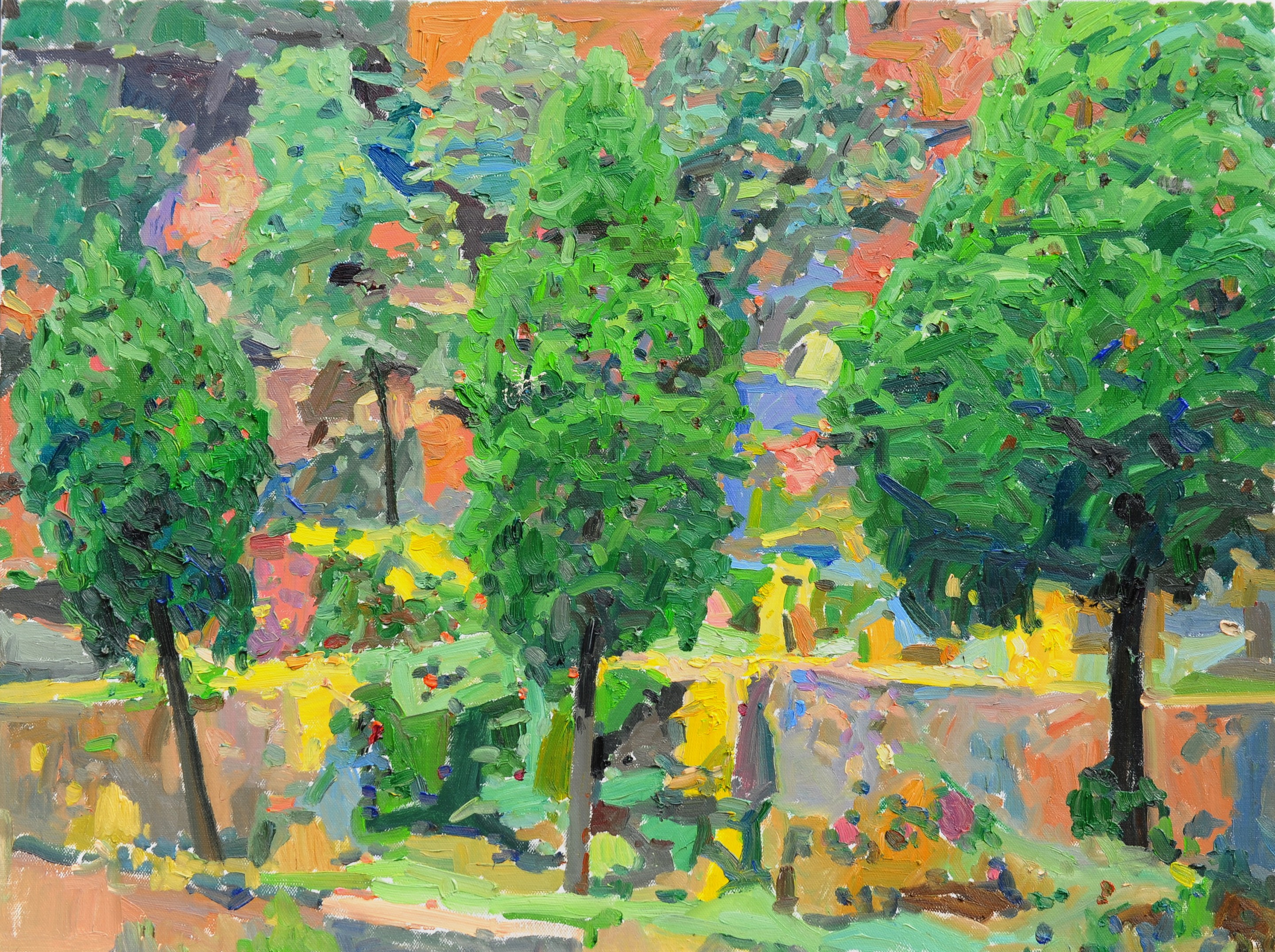 Zhen Hao He, Série : Les monts Taihang - Tableau No 2 Zhen Hao He, Série : Les monts Taihang - Tableau No 2