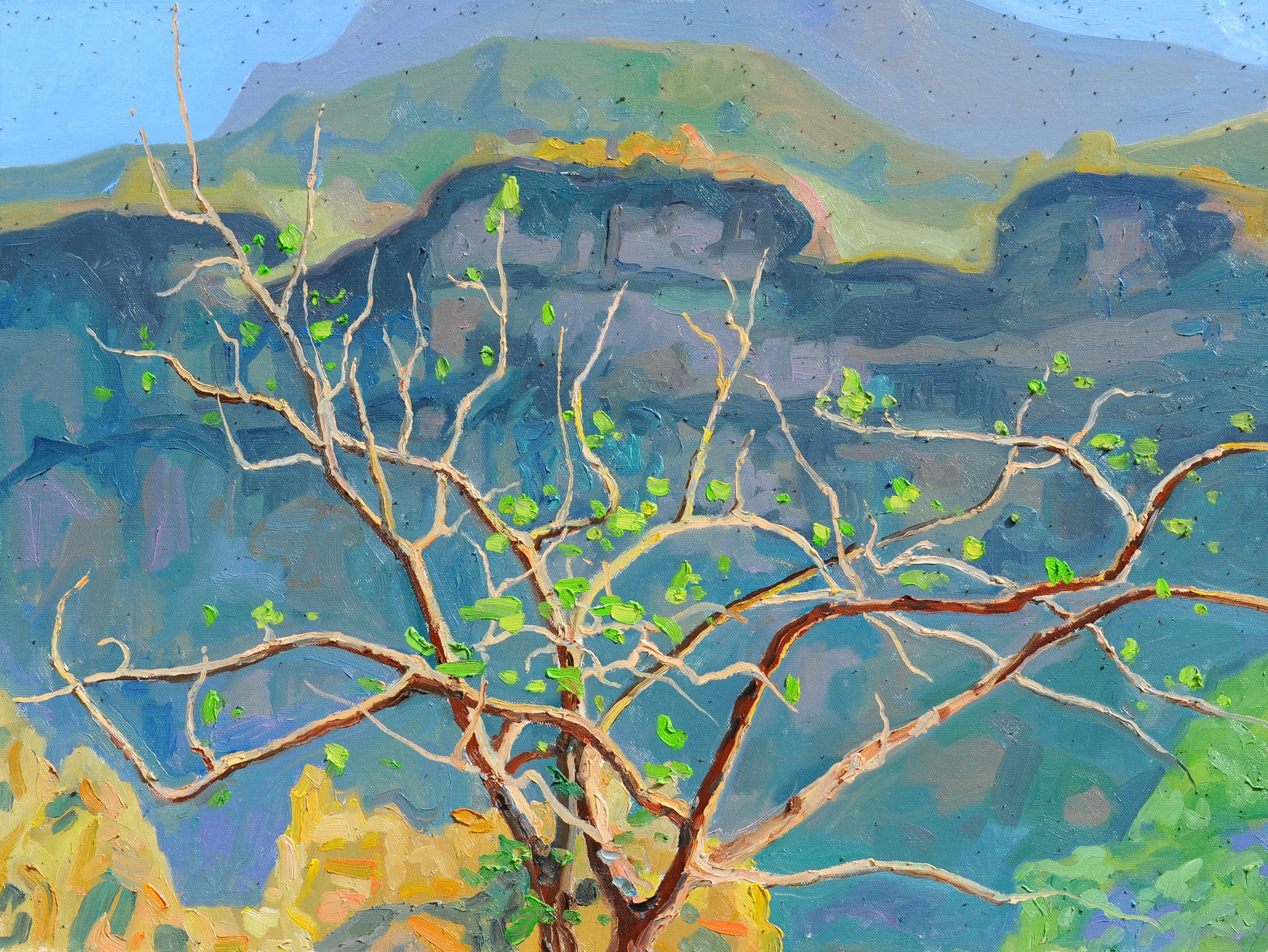 Zhen Hao He, Série : Les monts Taihang - Tableau No 5 Zhen Hao He, Série : Les monts Taihang - Tableau No 5