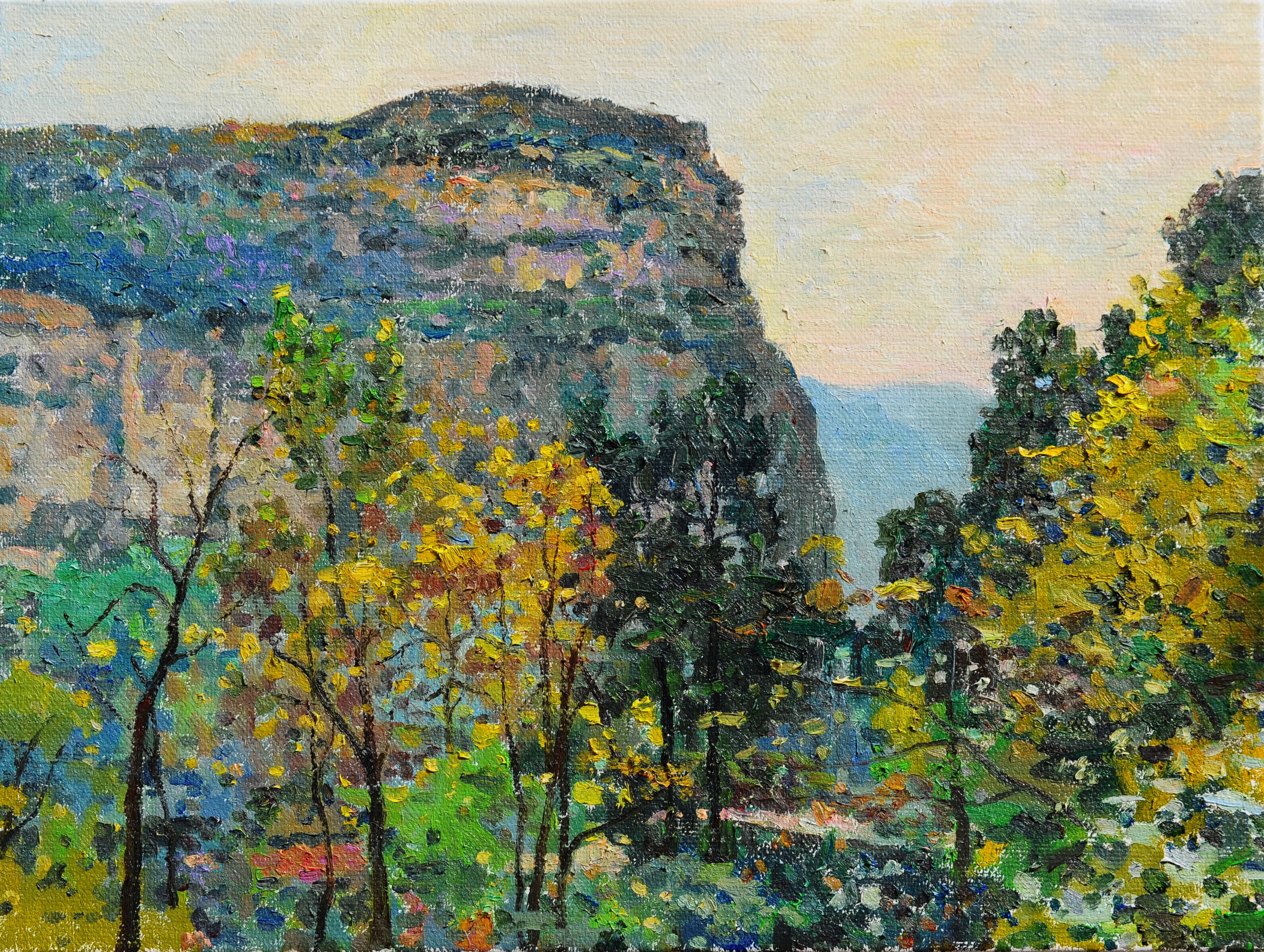 Zhen Hao He, Série : Les monts Taihang - Tableau No 6 Zhen Hao He, Série : Les monts Taihang - Tableau No 6