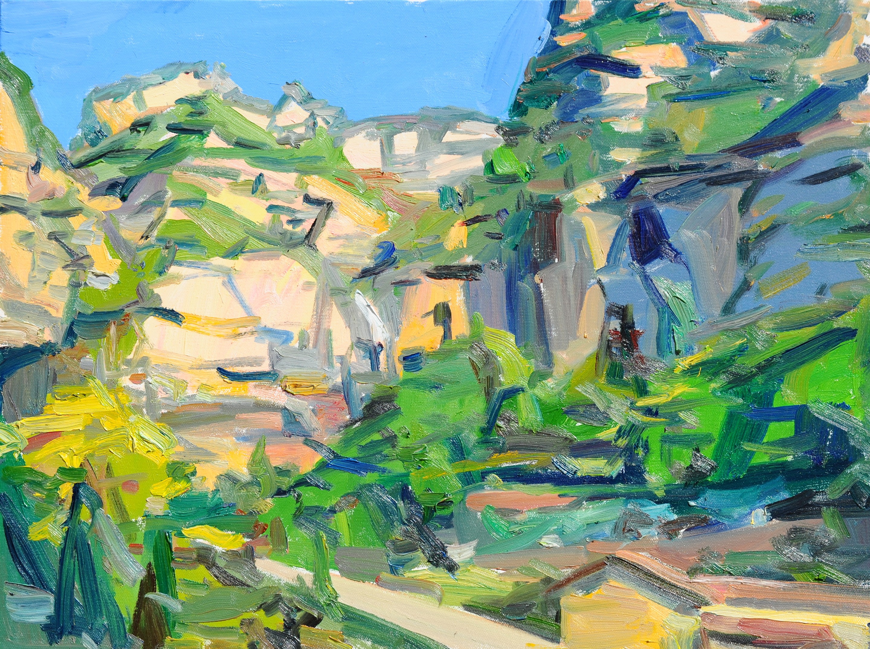 Zhen Hao He, Série : Les monts Taihang - Tableau No 8 Zhen Hao He, Série : Les monts Taihang - Tableau No 8