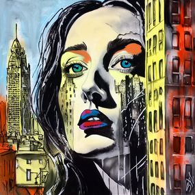 Painting, City life, Stoz