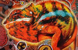 Painting, Chameleon, Goncharenko Sergiy & Vira