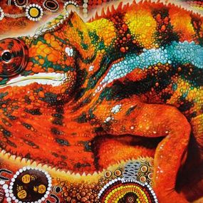 Gemälde, Chameleon, Goncharenko Sergiy & Vira