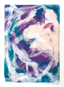 Fine Art Drawings, Waterfall 2, Gina Vor