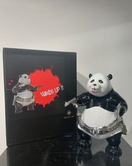 Sculpture, Street panda, Diederik Van Apple