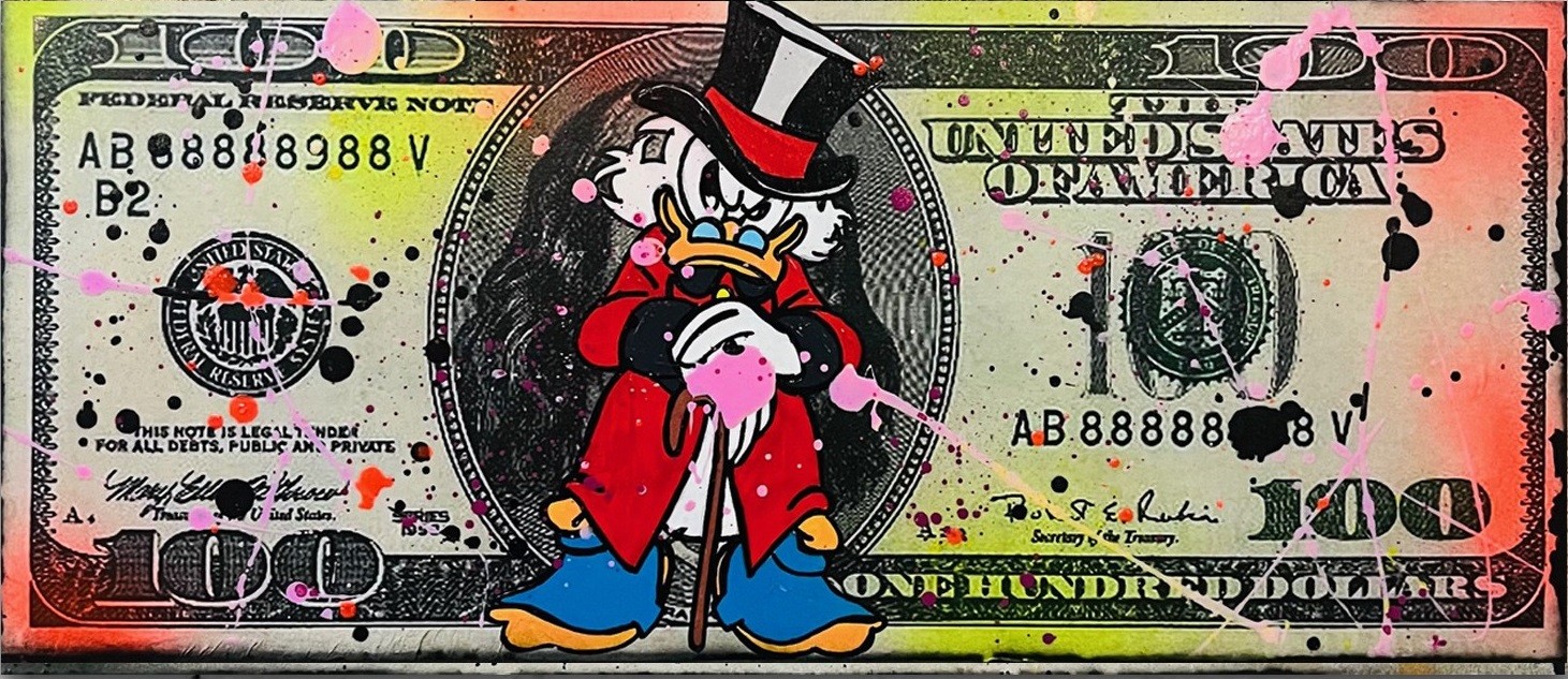 Simone De Rosa, 100 Dollar collection - Uncle Scrooge Simone De Rosa, 100 Dollar collection - Uncle Scrooge