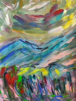 Gemälde, Colorful horizons, Natalya Mougenot