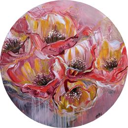 Gemälde, Le temps des magnolias… (Jardin secret), Olivier Messas