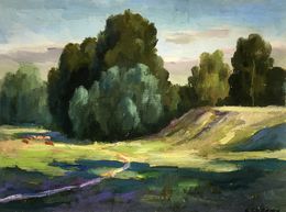 Painting, On the pasture, Boris Serdyuk