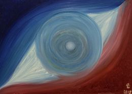 Painting, Eye of the Universe, Olga Tkachenko