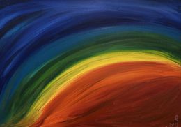 Painting, Rainbow, Olga Tkachenko