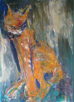 Peinture, My cat, Tetiana Tarasenko
