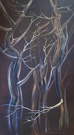 Peinture, The Etude Of Forest II, Kirill Postovit
