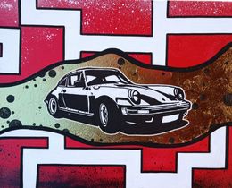 Gemälde, Porsche Gold, Luxore
