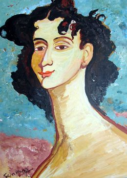 Painting, Portrait-1, Anand Manchiraju