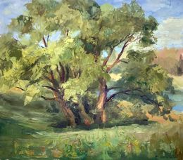 Painting, Three willows, Boris Serdyuk
