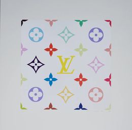 Print, Louis Vuitton Superflat Monogram (Lemon), Takashi Murakami