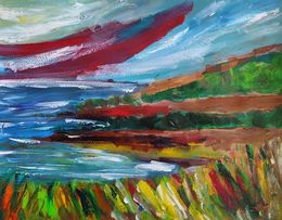 Painting, Summer breeze escape, Natalya Mougenot