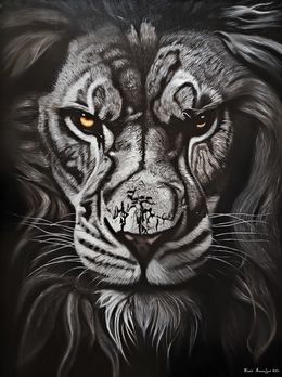 Painting, Fierce Gaze, Tigran Araqelyan
