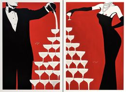 Drucke, Champagne Private Party: A Little Oops Moment (Giclée Prints), Kristina Mallen