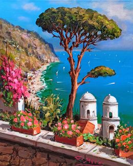 Gemälde, Ravello sea pointview - Amalfitan Coast, Gio Sannino