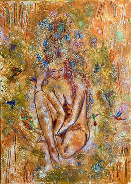 Gemälde, Spring, Lusie Schellenberg