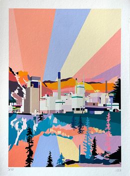 Print, Factory & Soft mountain chain, Marion Sagon