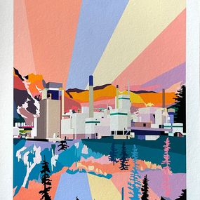 Print, Factory & Soft mountain chain, Marion Sagon