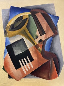 Painting, Trompette et contrebasse, Maud Merouze