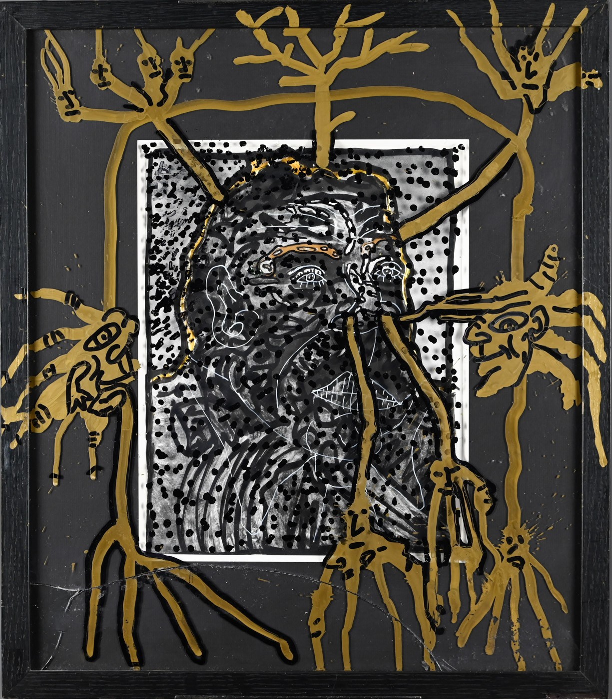 Robert Combas, Portrait d'homme Robert Combas, Portrait d'homme