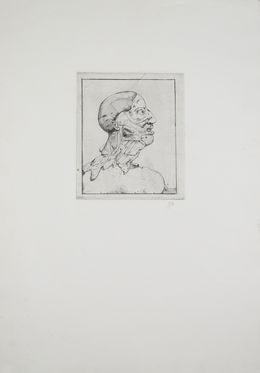 Print, Sans-titre (Anatomie, tête), Stéphane Mandelbaum