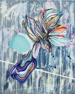 Peinture, Hier n'existe plus, Irina Bellaye BlanXs