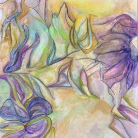 Gemälde, Prémier regard, Irina Bellaye BlanXs