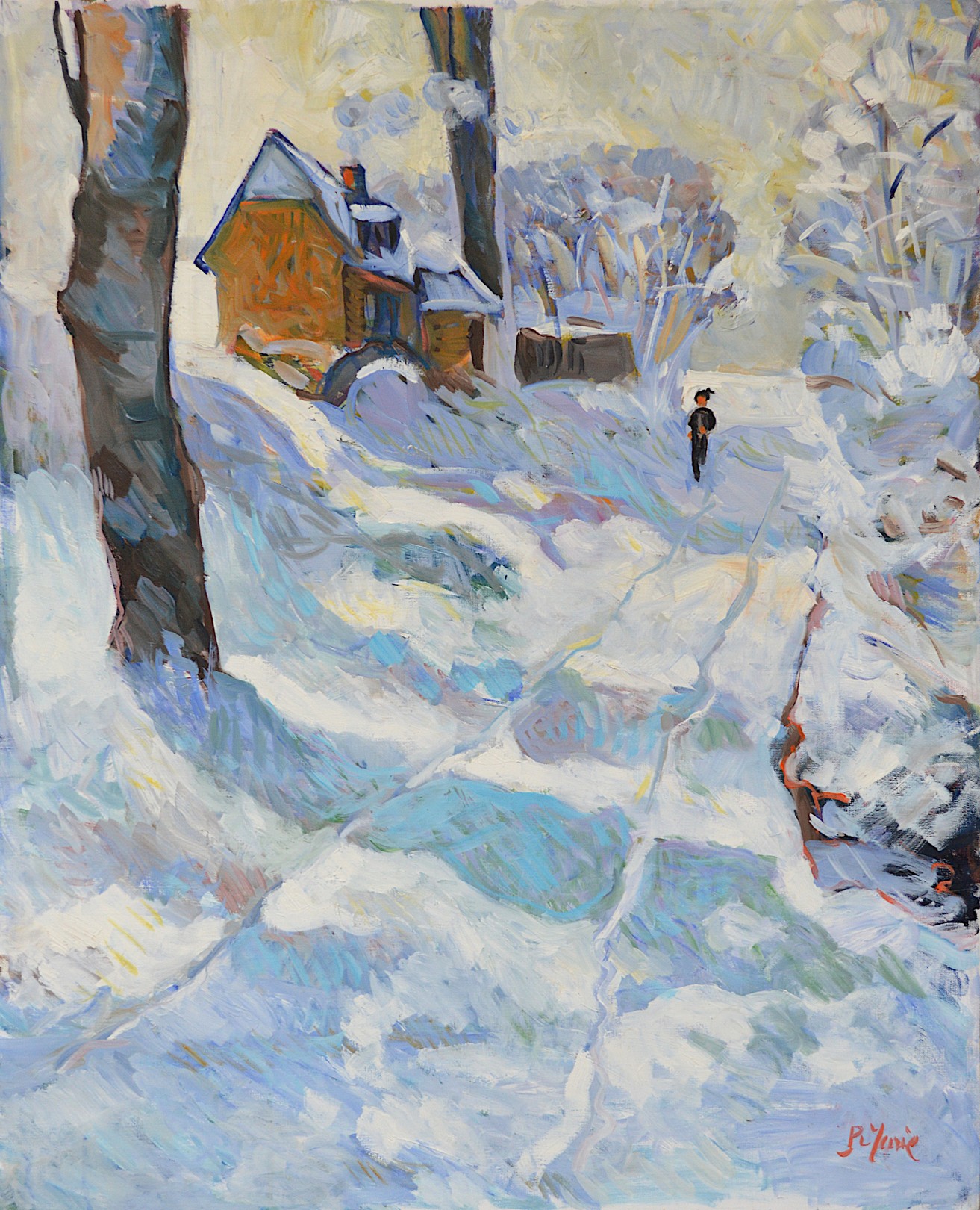 Patrick Marie, Chemin enneigé Patrick Marie, Chemin enneigé