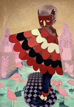 Painting, Running on Empty, Zena Blackwell
