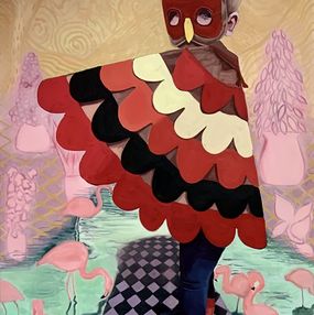 Painting, Running on Empty, Zena Blackwell