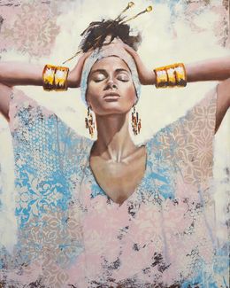 Painting, Mantra, Sylvie Julkowski-Egard