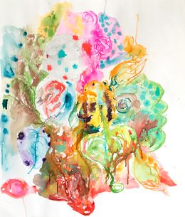 Painting, Femme en couleur, Isabelle Marie