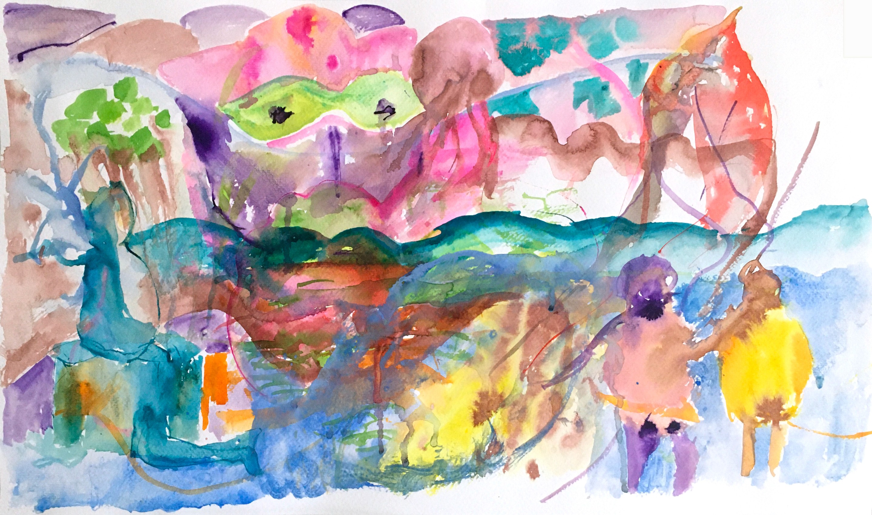 Isabelle Marie, Femme et enfants en bord de mer Isabelle Marie, Femme et enfants en bord de mer