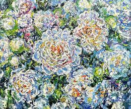 Gemälde, Peonies, Andrii Chebotaru
