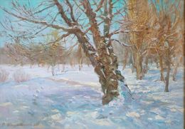 Gemälde, Snow and sun, Mishurovsky Victor
