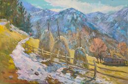 Painting, Spring in the Carpathians, Mishurovsky Victor