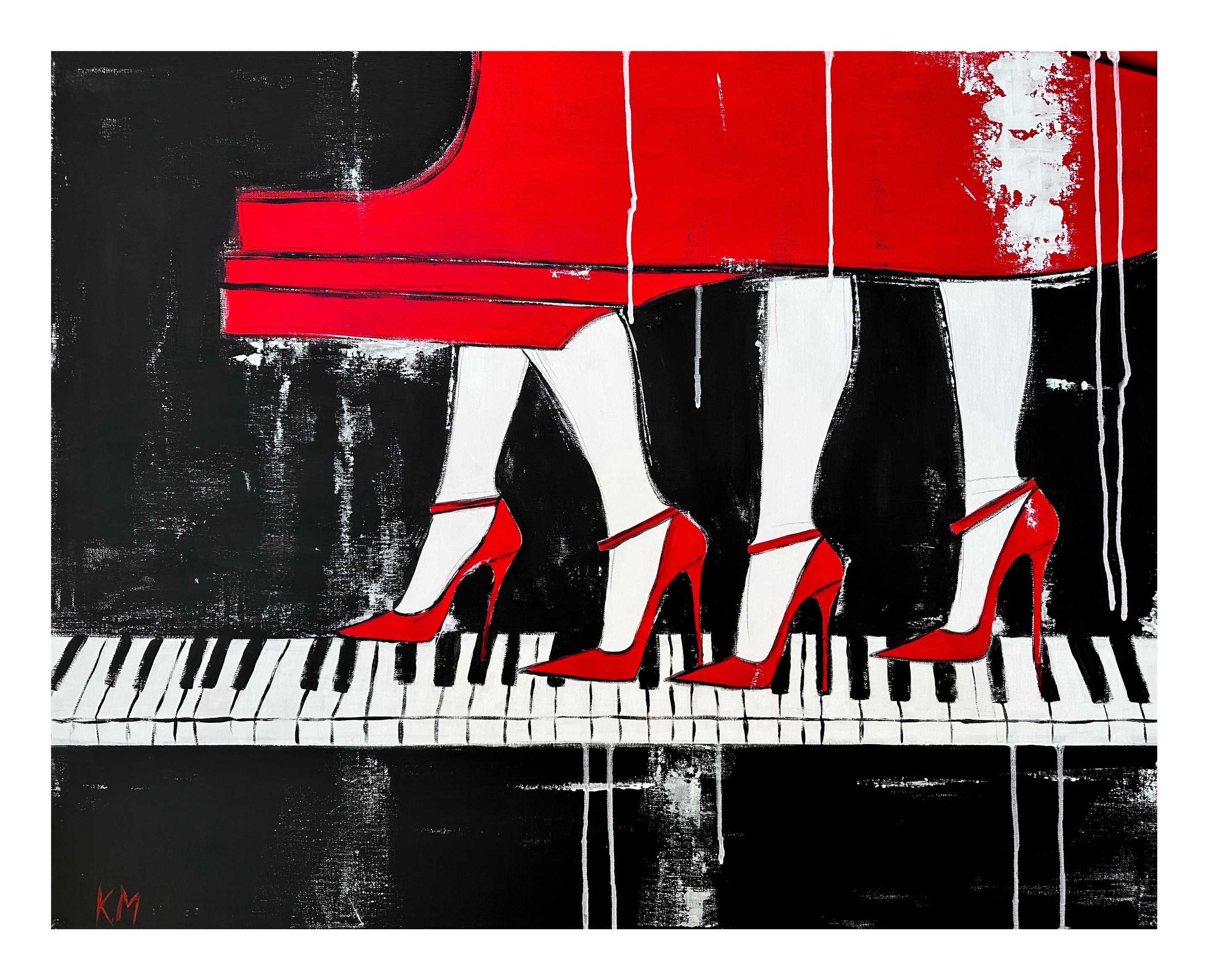 Kristina Mallen, Red High Heels Symphony (Giclée Print) Kristina Mallen, Red High Heels Symphony (Giclée Print)