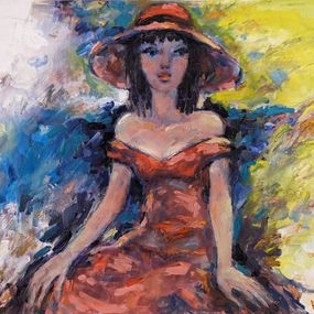 Painting, Portrait of a Lady, Krum Kostov