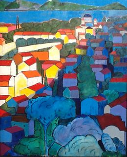Peinture, Castellorizos, Jean-Pierre Al Courty