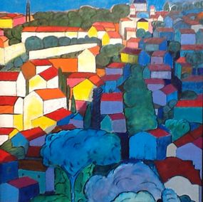 Gemälde, Castellorizos, Jean-Pierre Al Courty