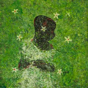 Gemälde, Portrait 4, Ahlassane Konte