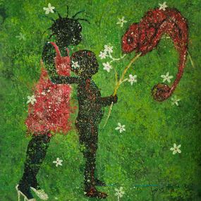 Gemälde, L'harmonie, Ahlassane Konte