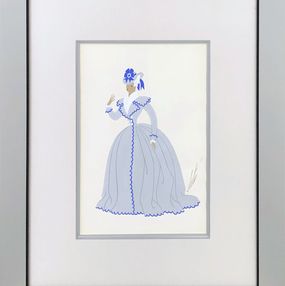 Painting, Cosi Fan Tutte Fleurdelise, Erte Tirtoff